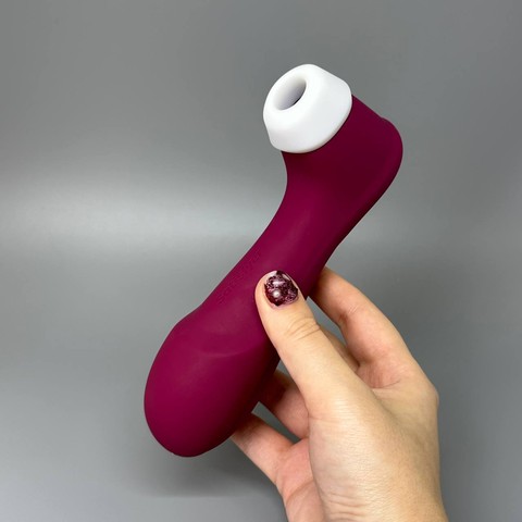 Satisfyer Pro 2 Generation 3 with Liquid Air Connect App Wine Red - вакуумный клиторальный смарт-стимулятор - фото