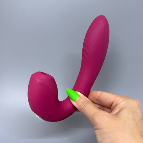 Satisfyer Sunray Berry - вакуумный смарт-вибратор - фото