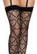 Чулки Leg Avenue Heart net thigh highs OS Black - фото товара