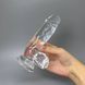 Фаллоимитатор ADDICTION Crystal Clear Dildo with Balls 6" (15,2 см) - фото товара