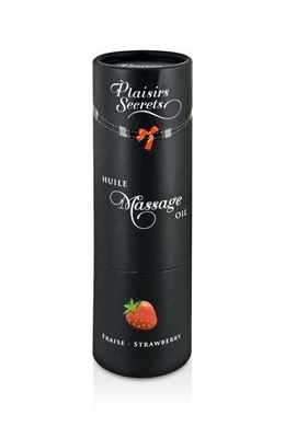 Масажне масло Plaisirs Secrets Strawberry (59 мл) - фото
