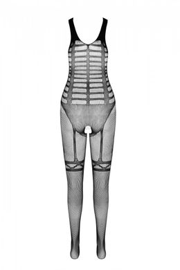Сітчастий тілесний бодістокінг-боді із симетричним малюнком Casmir CA005 - фото