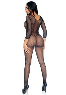 Бодістокінг Leg Avenue V Front Bodystocking One size Black - фото