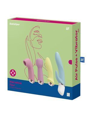 Satisfyer Marvelous Four  вибронабор 4в1 розовый