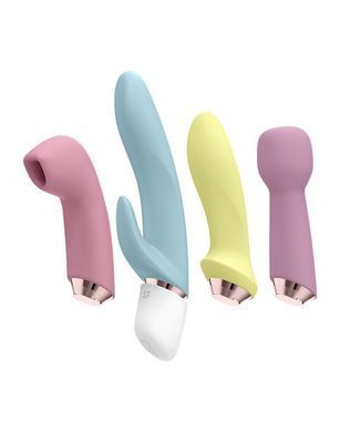 Satisfyer Marvelous Four  вибронабор 4в1 розовый