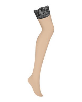 Панчохи Obsessive Nutris stockings XL/2XL - фото