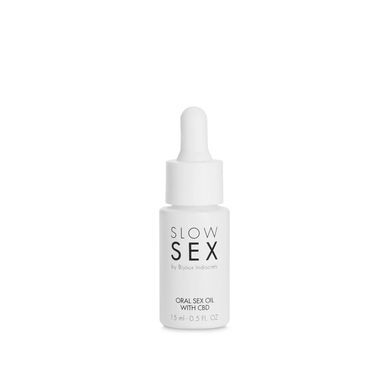 Масло для орального секса Bijoux Indiscrets SLOW SEX Oral Sex Oil CBD (15 мл) - фото