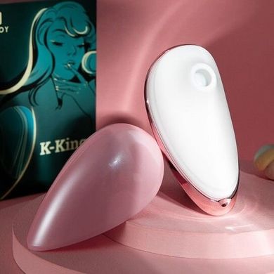 KissToy K-King - вакуумный клиторальный стимулятор Pink - фото