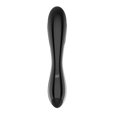 Стеклянный дилдо Satisfyer Dazzling Crystal 1 (Black) - фото