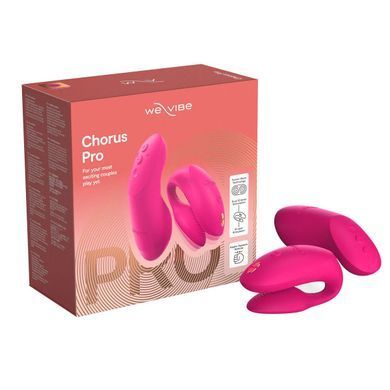 Смарт-вібратор для пар We-Vibe Chorus Pro Electric Pink рожевий - фото