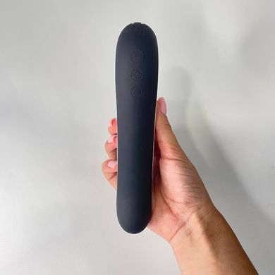 Satisfyer Dual Kiss вакуумний вібратор Black - фото