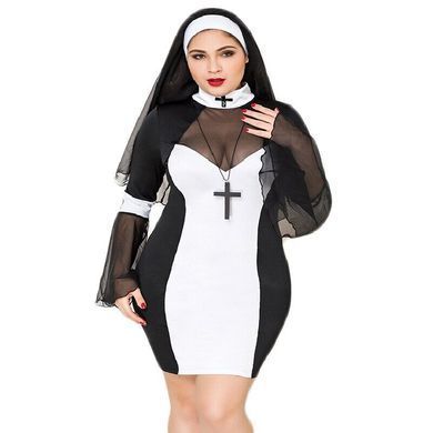 Еротичний костюм монашки JSY P71109 Грішниця Лола Plus Size