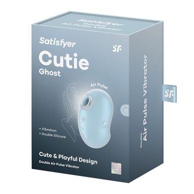 Satisfyer Cutie Ghost Blue – вакуумный клиторальный вибратор - фото