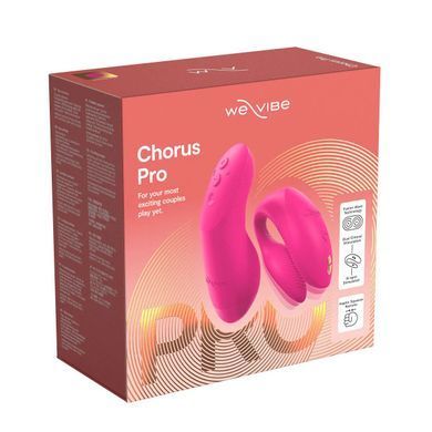 Смарт-вібратор для пар We-Vibe Chorus Pro Electric Pink рожевий - фото