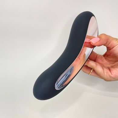 Satisfyer Dual Kiss вакуумний вібратор Black - фото