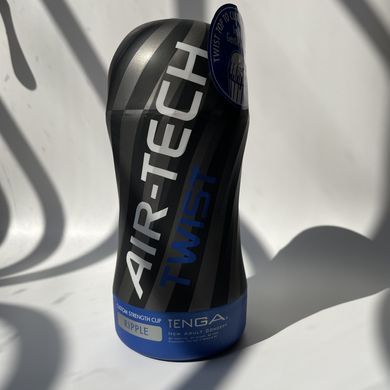 Мастурбатор Tenga Air-Tech TWIST ripple blue - фото