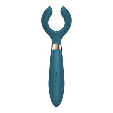 Satisfyer Endless Fun Battery Series Blue - многофункциональный вибратор синий (мятая упаковка) - фото