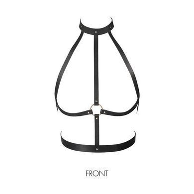 Портупея Bijoux Indiscrets MAZE H Harness Black чорна