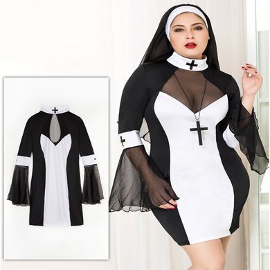 Еротичний костюм монашки JSY P71109 Грішниця Лола Plus Size