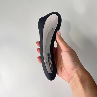 Satisfyer Dual Kiss вакуумний вібратор Black - фото