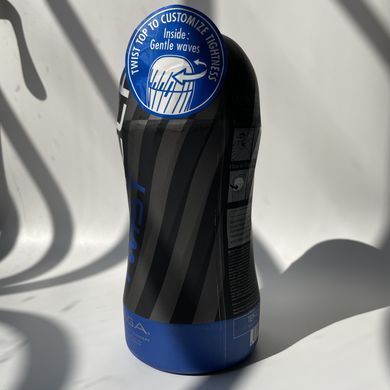 Мастурбатор Tenga Air-Tech TWIST ripple blue - фото