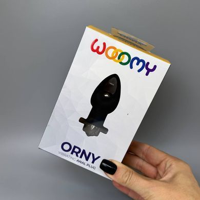 Анальная пробка со съемной вибропулей Wooomy Orny 3,6 см - фото