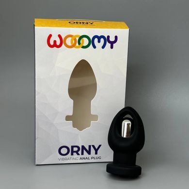 Анальная пробка со съемной вибропулей Wooomy Orny 3,6 см - фото