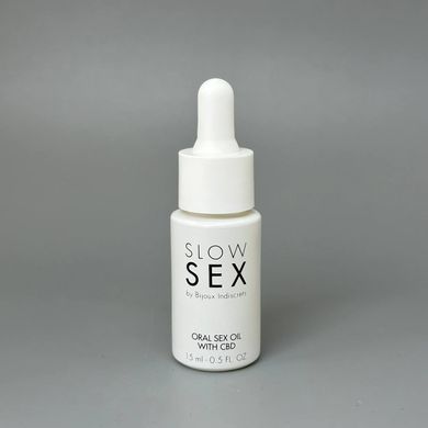 Масло для орального секса Bijoux Indiscrets SLOW SEX Oral Sex Oil CBD (15 мл) - фото