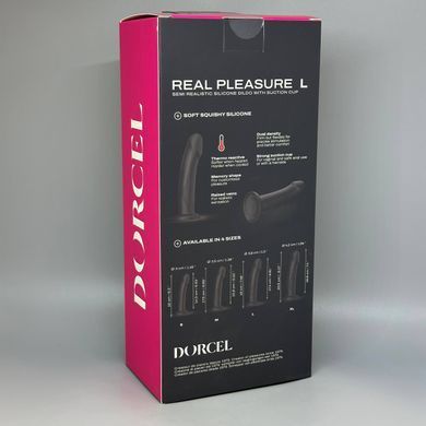 Фалоімітатор Dorcel Real Pleasure L Black 19 см чорний - фото