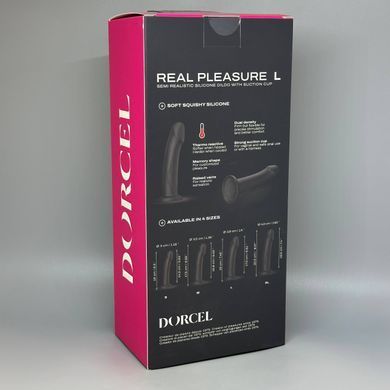 Фалоімітатор Dorcel Real Pleasure L Black 19 см чорний - фото