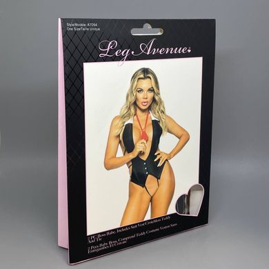 Эротический костюм леди-босс Leg Avenue Roleplay Boss Babe Black OS, One size