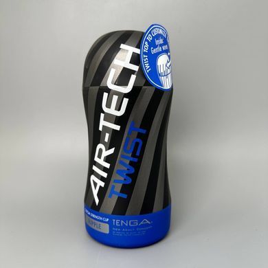 Мастурбатор Tenga Air-Tech TWIST ripple blue - фото