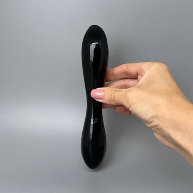 Скляний ділдо Satisfyer Dazzling Crystal 1 Black (18,4 см) - фото