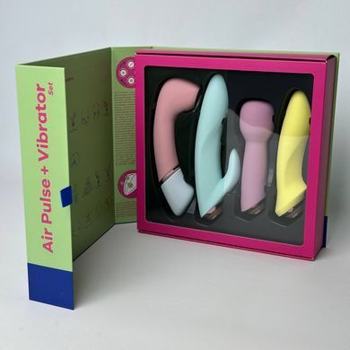 Satisfyer Marvelous Four  вибронабор 4в1 розовый