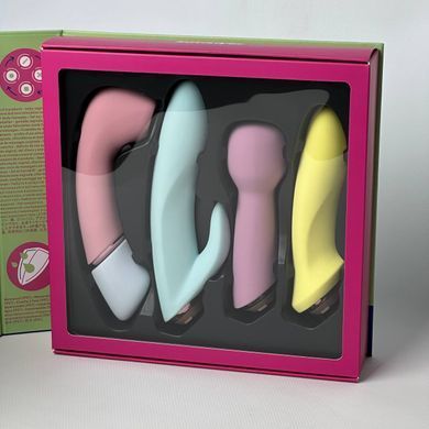 Satisfyer Marvelous Four  вибронабор 4в1 розовый