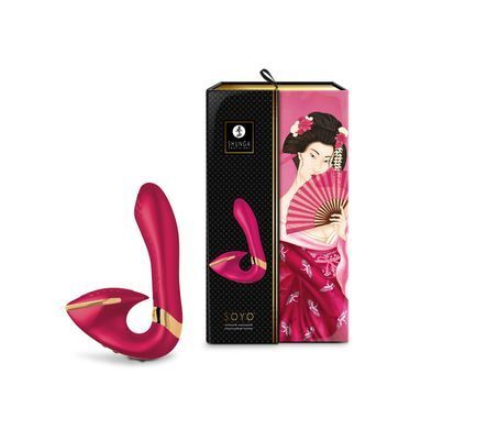 Вибратор-кролик Shunga - Soyo Intimate Massager Rasberry - фото