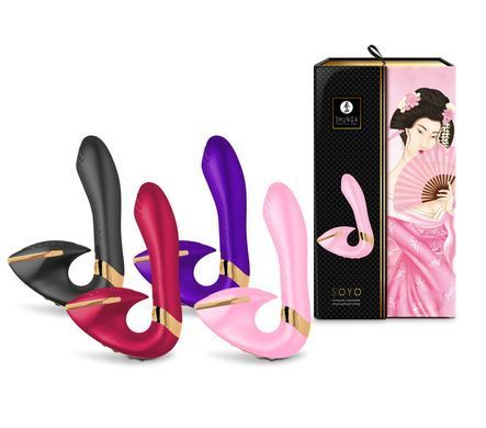 Вибратор-кролик Shunga - Soyo Intimate Massager Rasberry - фото