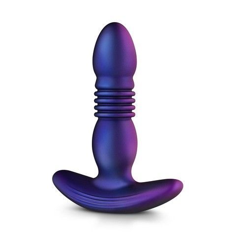 Анальна пробка з вібрацією та пульсацією Hueman Supernova Thrusting Buttplug 3 см - фото