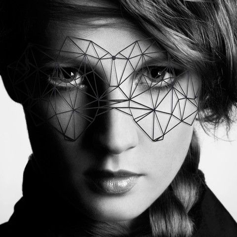 Виниловая маска на лицо Bijoux Indiscrets Kristine