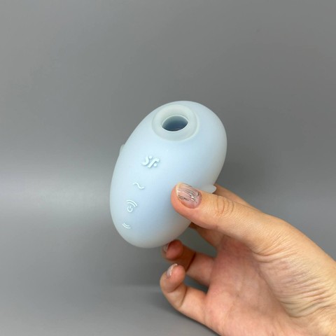 Satisfyer Cutie Ghost Blue – вакуумный клиторальный вибратор - фото