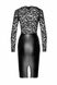 Платье Noir Handmade F295 Euphoria lace and wetlook midi dress S