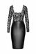 Платье Noir Handmade F295 Euphoria lace and wetlook midi dress S