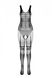 Сітчастий тілесний бодістокінг-боді із симетричним малюнком Casmir CA005 - фото товару