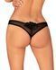Трусики с доступом Obsessive Latinesa crotchless thong XS/S черные