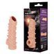 Насадка на пеніс з отвором для мошонки Kokos Nude Sleeve NS 006-L - фото товару