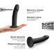 Фалоімітатор Dorcel Real Pleasure L Black 19 см чорний - фото товару