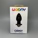 Анальная пробка со съемной вибропулей Wooomy Orny 3,6 см - фото товара