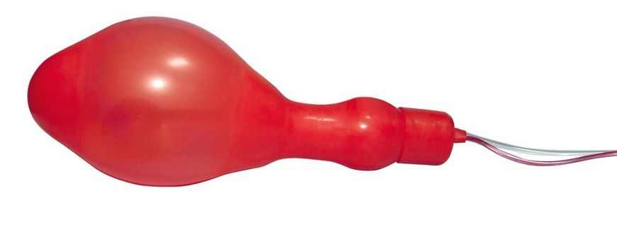 Надувная анальная пробка с вибрацией (2см) Bad Kitty vibrating balloon - фото
