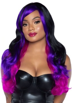 Парик Leg Avenue Allure Multi Color Wig Black/Purple