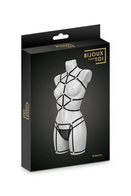 Комплект портупея, гартери та трусики Bijoux Pour Toi Sidonie